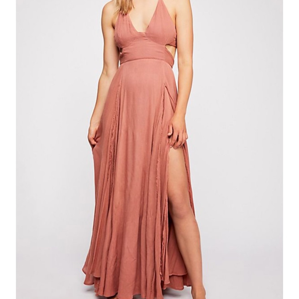 Free people dress. Lille maxi dress.